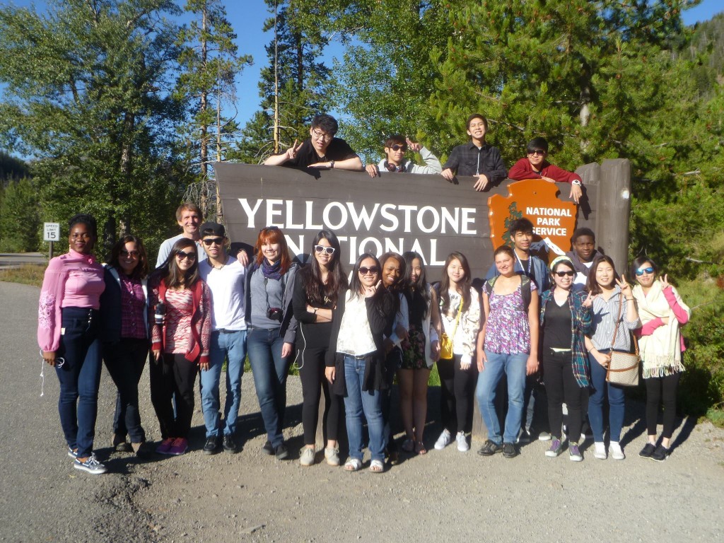 blog Image Northwest College International Students at Yellowstone National Park!