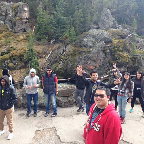 blog Image A.C.E. Language Institute students visit Yellowstone National Park!