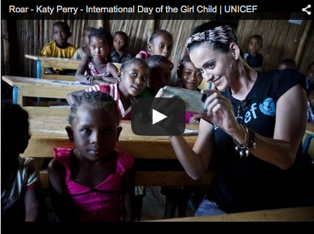 blog Image Hear Katy Perry roar for International Day of the Girl!