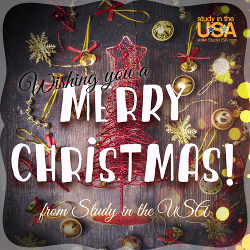 blog Image Merry Christmas from Study in the USA!