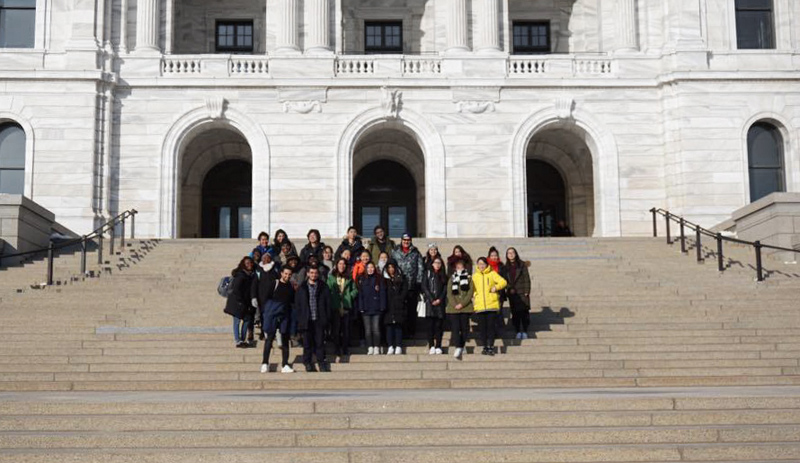 blog Image St. Cloud State University students visit the capital!