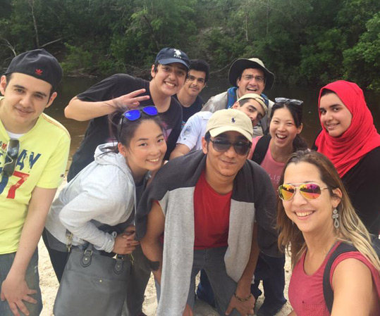 blog Image University of West Florida IEP students at Blackwater State Park