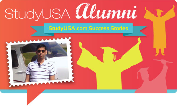 blog Image StudyUSA Alumni! A StudyUSA.com member shares his university success.