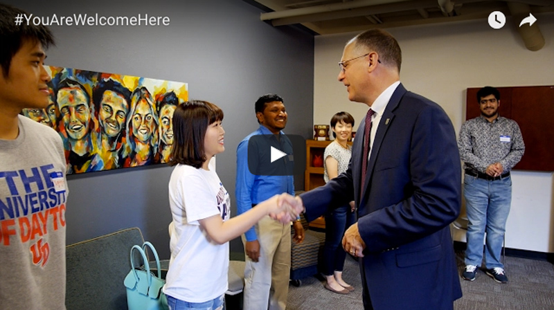 blog Image From the University of Dayton: You Are Welcome Here!